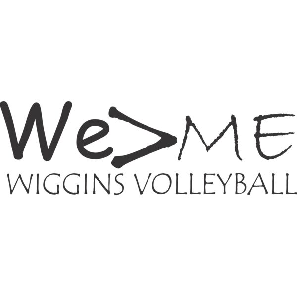 Wiggins We greater than me volleyball BLACK Thumbnail
